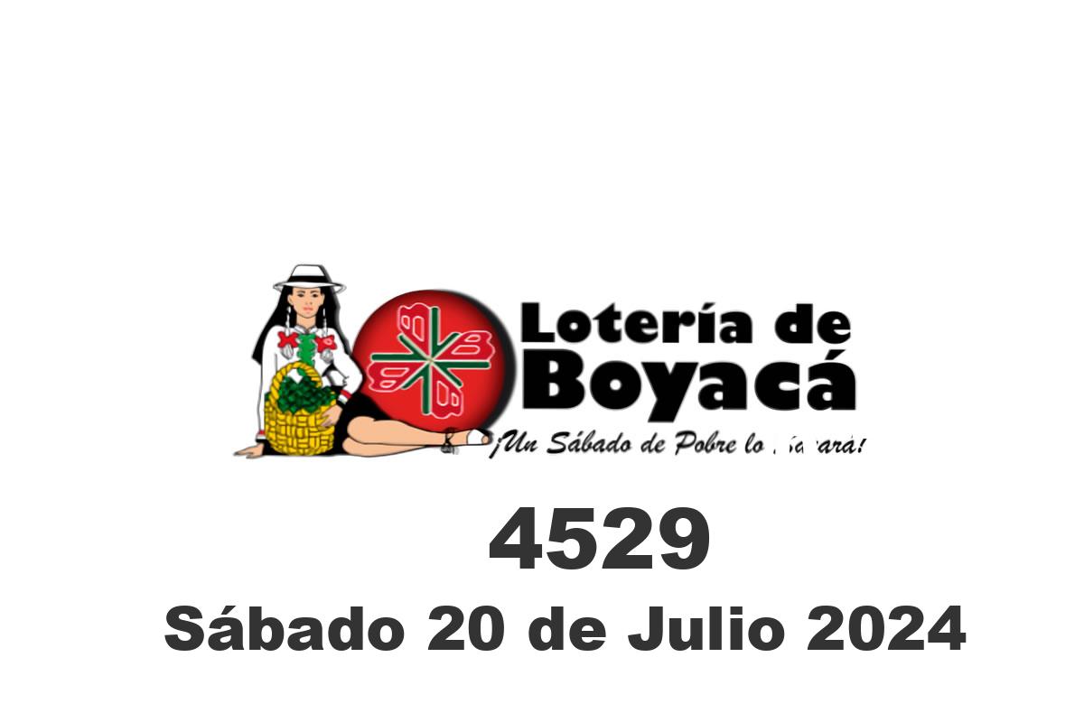 Loteria de Boyaca sábado 20 de julio del 2024