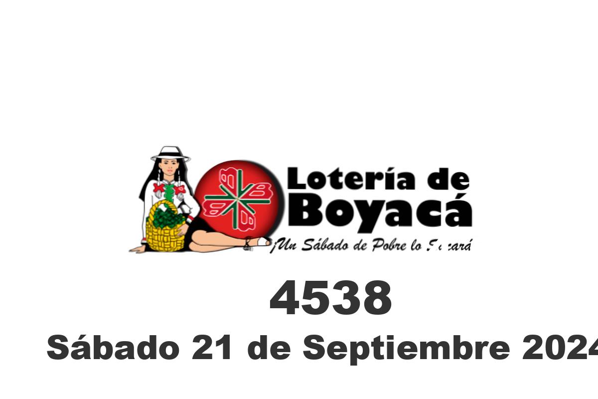 Loteria de Boyaca sábado 21 de septiembre del 2024