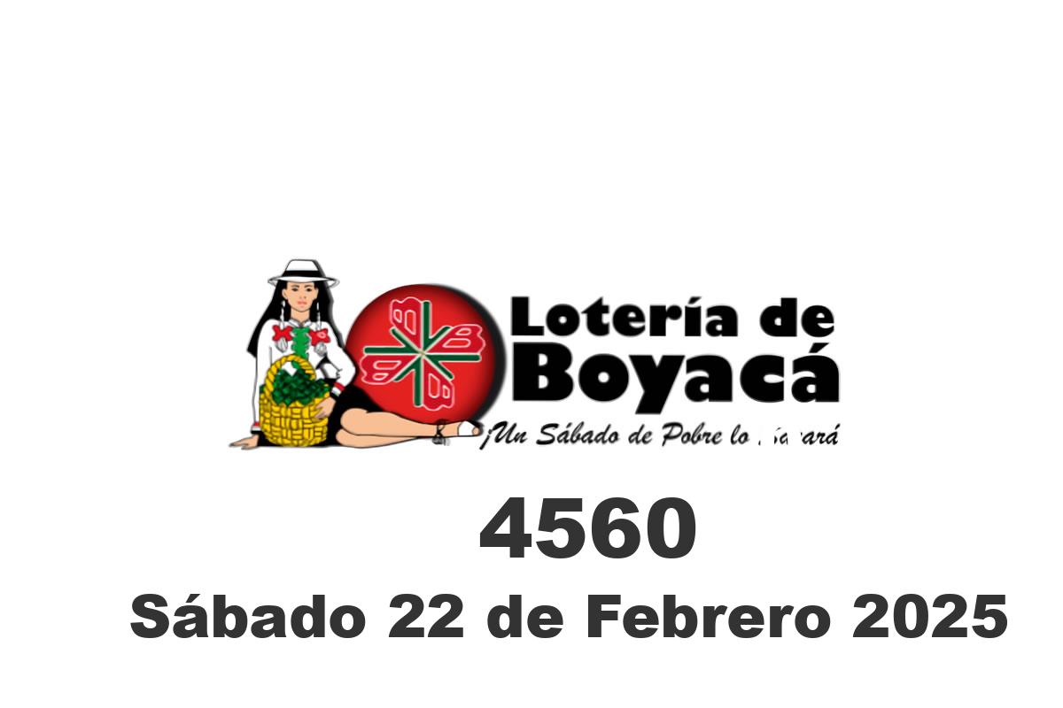Loteria de Boyaca sábado 22 de febrero del 2025