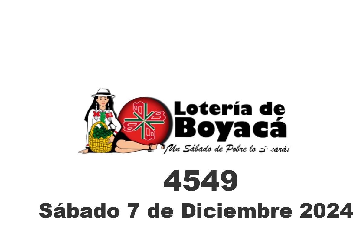 Loteria de Boyaca sábado 7 de diciembre del 2024