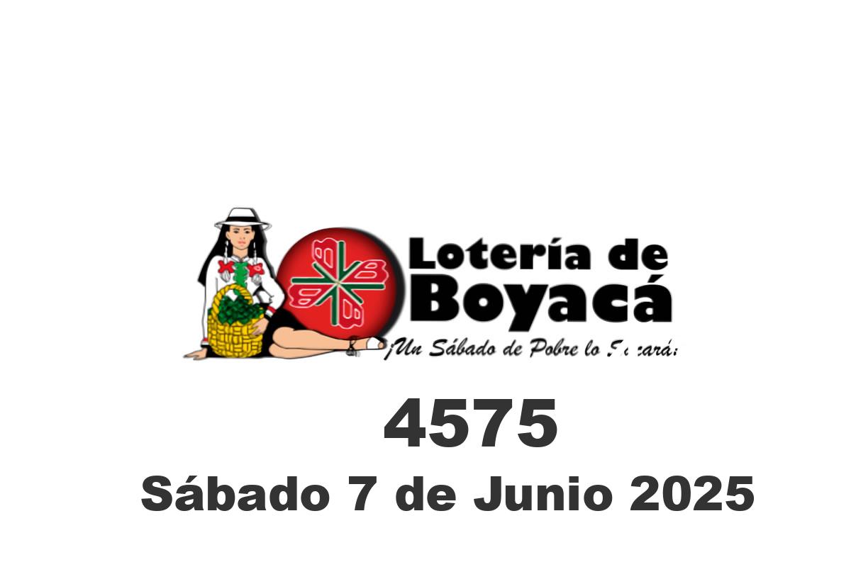 Loteria de Boyaca sábado 7 de junio del 2025